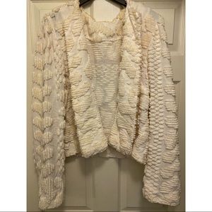 Vintage boho cream jacket